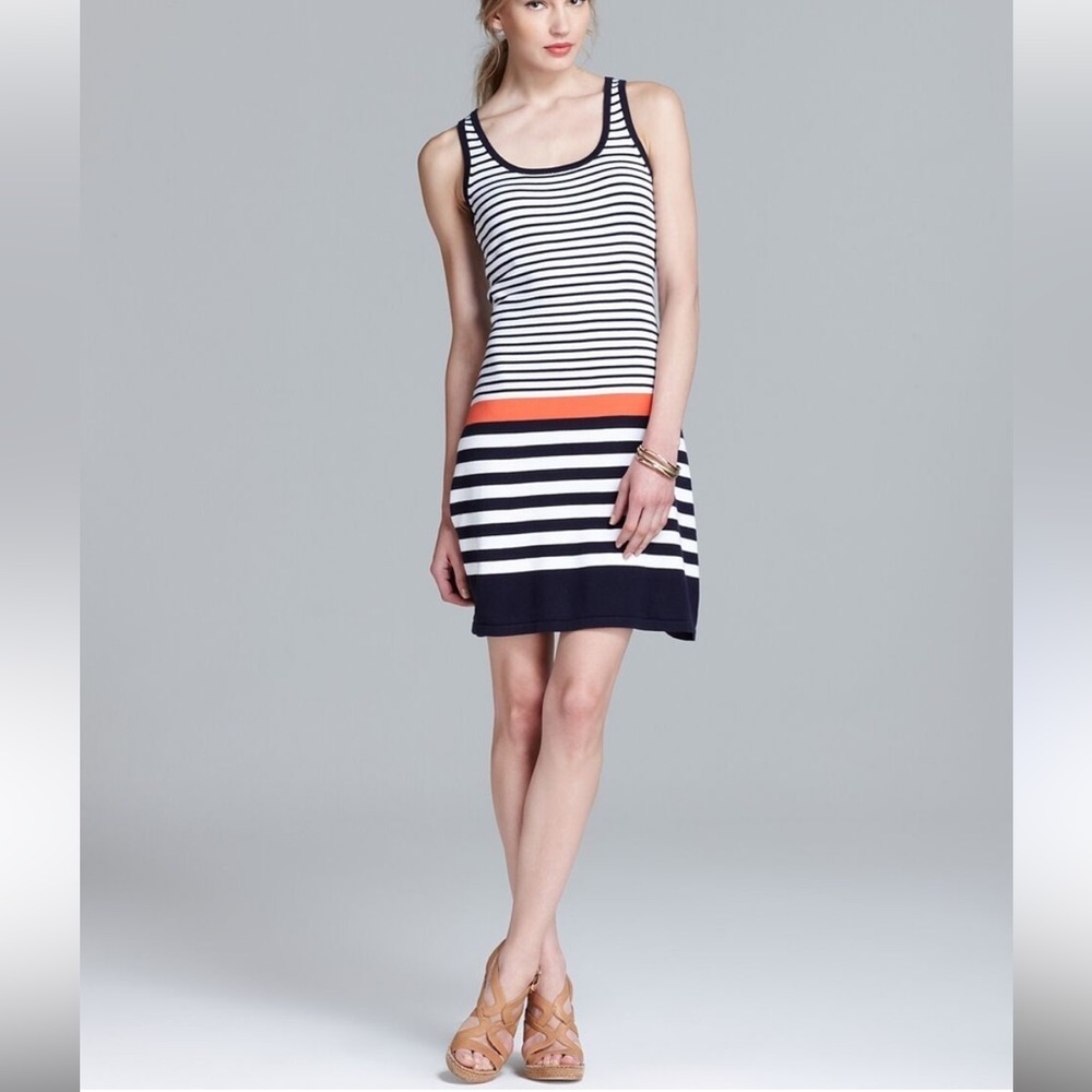 NEW Caslon | Mini‎ Shift Dress | Blue, White Pink Stripes | Women's Size Small - Picture 11 of 11